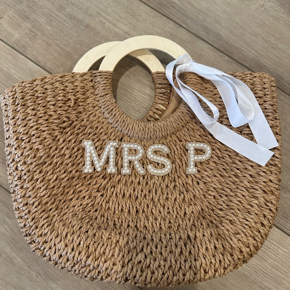 Beach bridal tote MRS. P